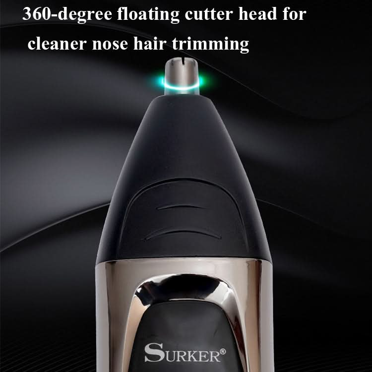 Surker SK-2300 Men 3-in-1 Electric Shaver/Hair Clipper/Nose Hair Clipper Portable Grooming Kit Reluova