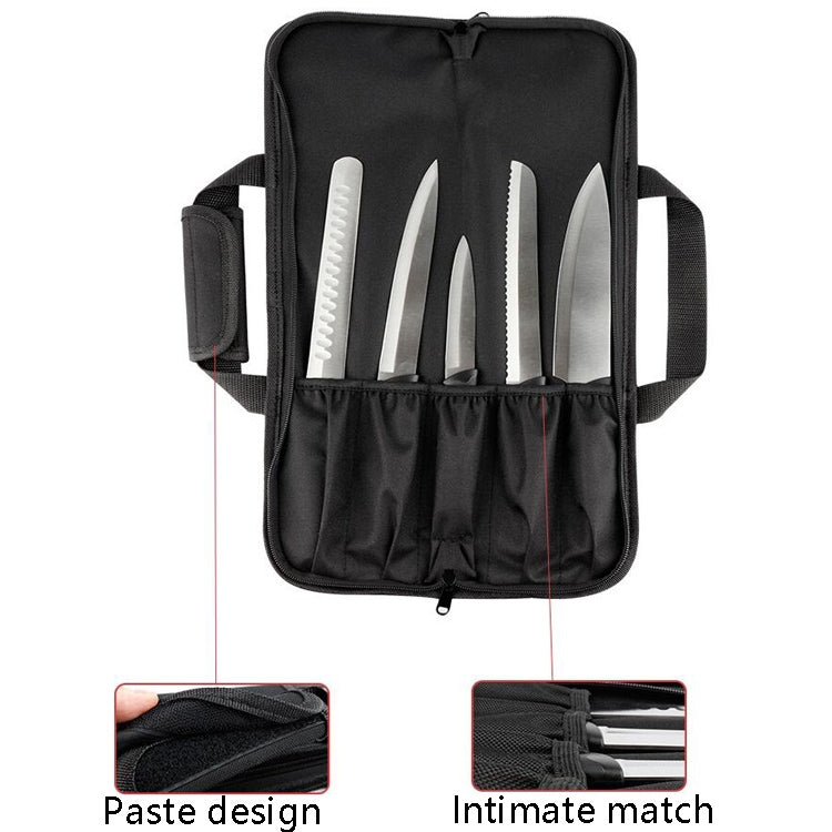 WESSLECO Kitchen Cutter Storage Bag Portable Knife Tool Bag