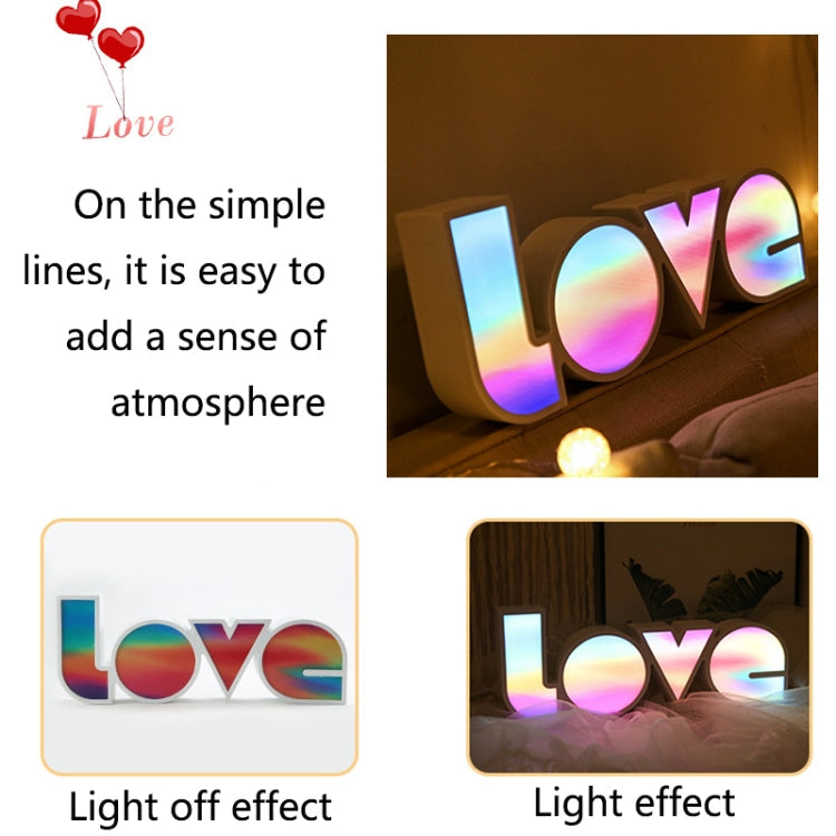 HS-1255 Wedding Valentine Day Confession LOVE LED Letter Lamp Love Theme Modeling Lamp My Store