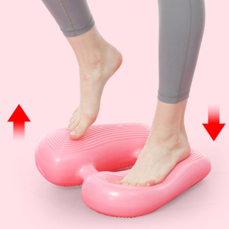 Home Fitness Yoga Balance Inflatable Foot Pad Aerobic Step Training Leg Relaxation Massage Pad