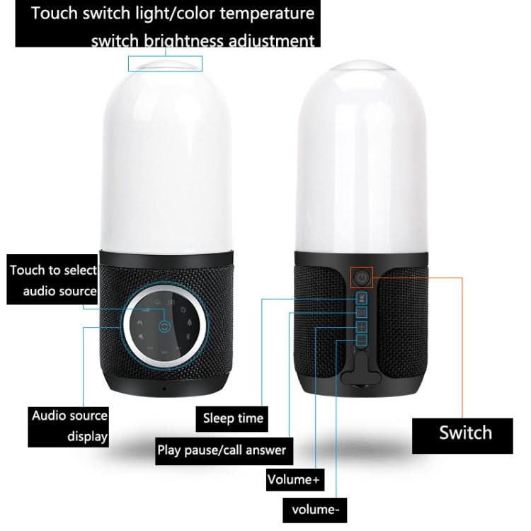 Intelligent Sleep-Accompanying Speaker White Noise Sleep Instrument Reluova