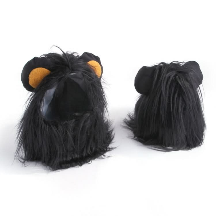 Pet Dog Cat Imitation Lion Headgear Headdress Wig Hat - Reluova