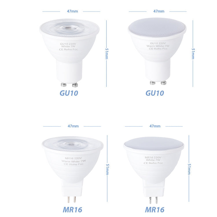 LED Light Cup 2835 Patch Energy-Saving Bulb Plastic Clad Aluminum Light Cup My Store