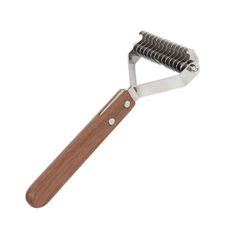 Walnut Pet Stainless Steel Cleaning And Grooming Comb - Reluova