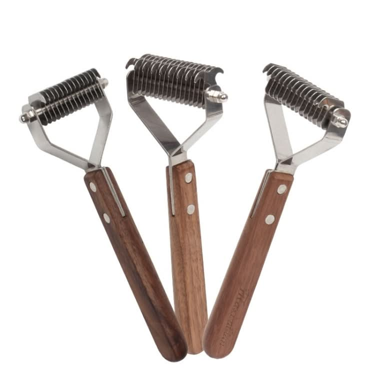 Walnut Pet Stainless Steel Cleaning And Grooming Comb - Reluova