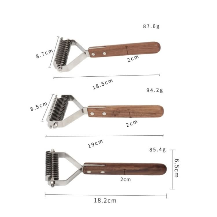 Walnut Pet Stainless Steel Cleaning And Grooming Comb - Reluova