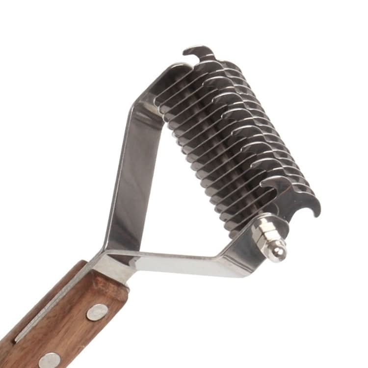 Walnut Pet Stainless Steel Cleaning And Grooming Comb - Reluova