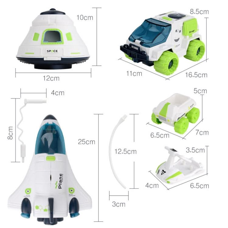 Simulation Sound And Light DIY Assembled Aviation Model Science And Education Toys Reluova