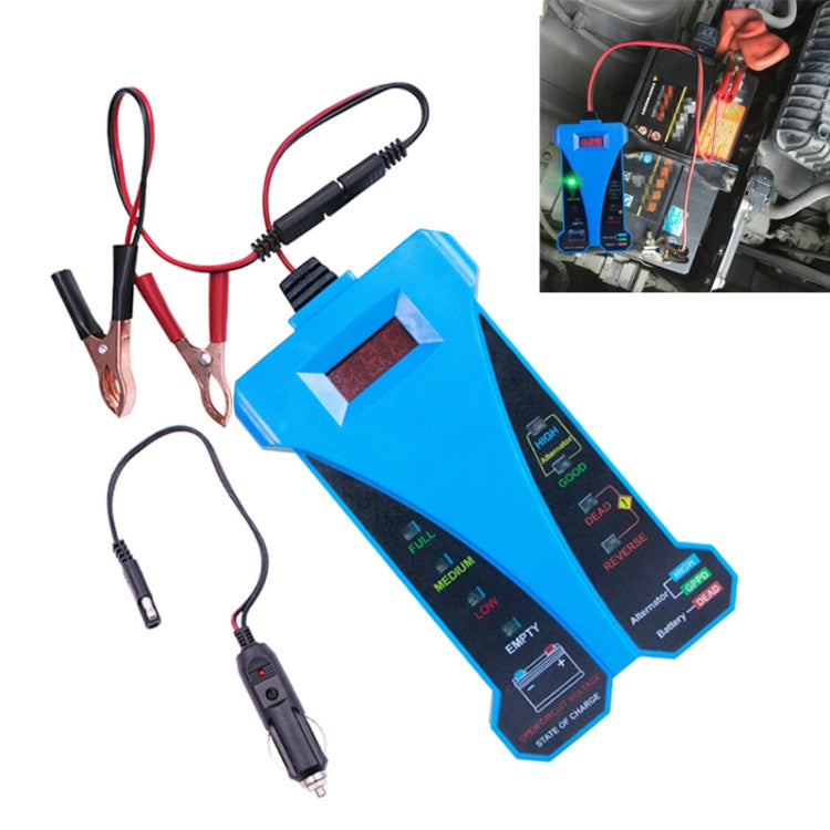 805A 12V Three-In-One Battery Tester Digital Display Tester