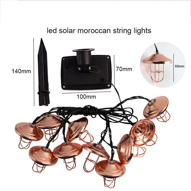 Solar Outdoor Corridor Light String IP65 Iron Festival Decoration String Lights My Store