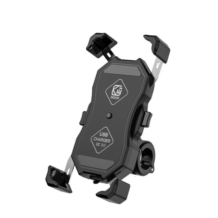 Kewig Motorcycle Outdoor Riding Four-Claw Fixed Mobile Phone Bracket QC3.0 Fast Charging Waterproof Holder ÎҵÄÉ̵ê