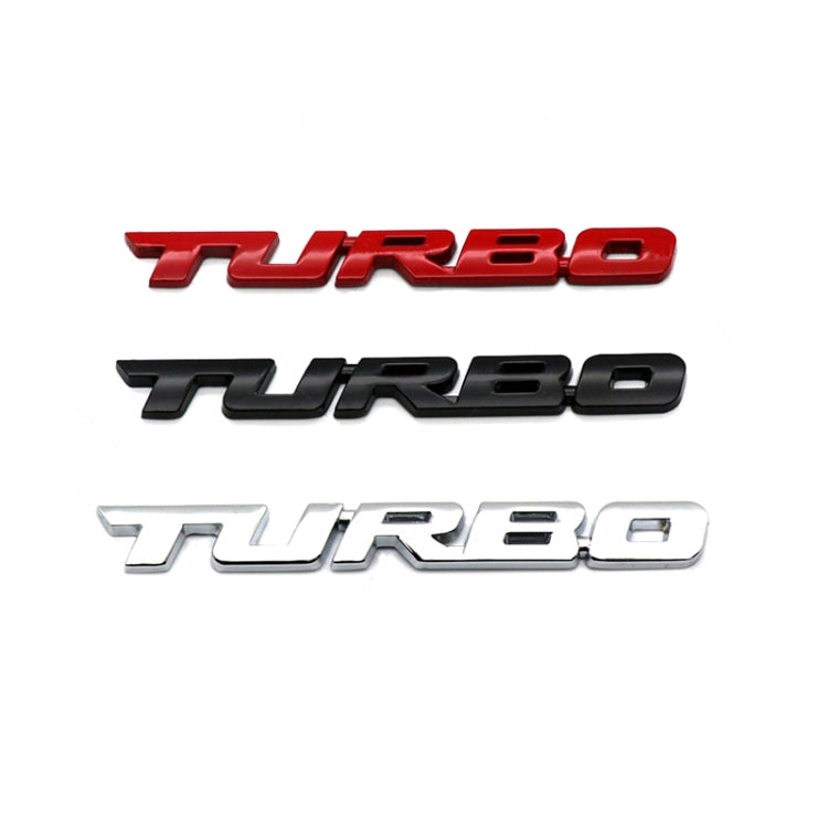 8 PCS Car Alloy Modified Turbocharged TURBO Metal Car Sticker Sports Body Sticker Car Tail Label Side Decoration Sticker ÎҵÄÉ̵ê