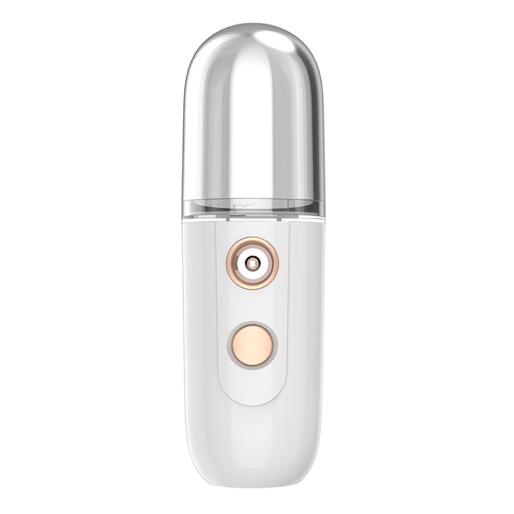 Portable Rechargeable Water Replenishing Device Beauty Humidifying Sprayer, Colour: No. 4 White