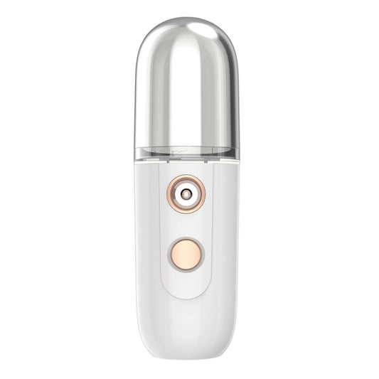 Portable Rechargeable Water Replenishing Device Beauty Humidifying Sprayer, Colour: No. 4 White Reluova