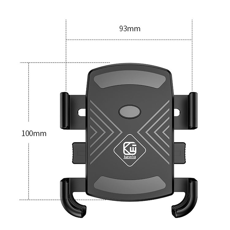 Kewig M16-B Bicycle Motorcycle Outdoor Riding Fixed Mobile Phone Bracket, Style: ÎҵÄÉ̵ê