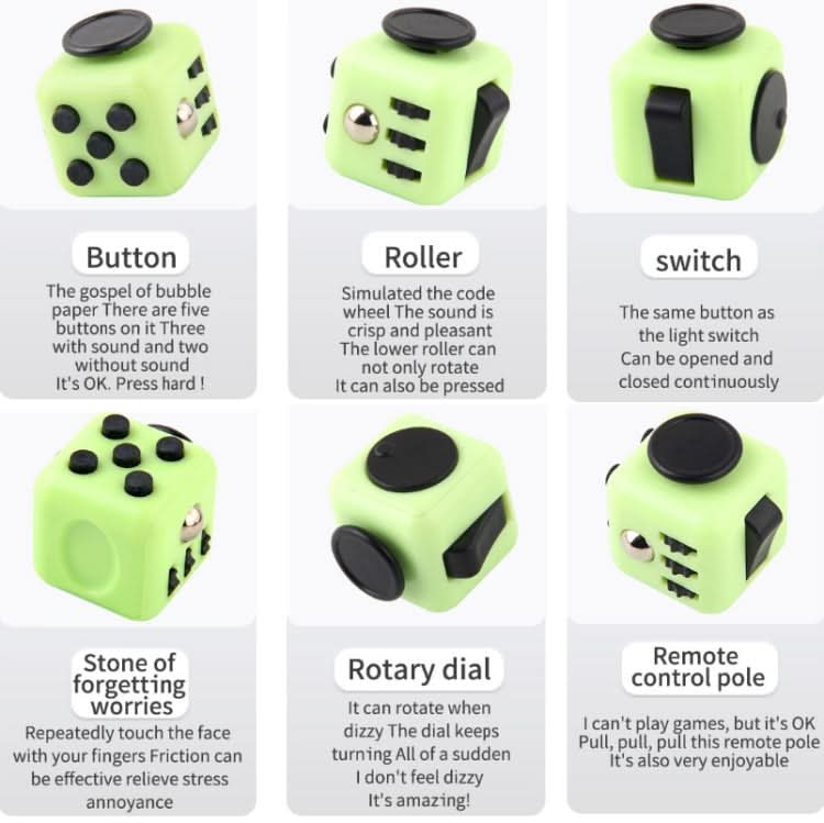 3 PCS Cube Decompression Toys For Adults & Children Unlimited Dice Vent Toys Reluova