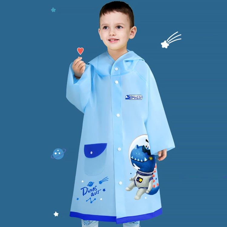 Smally Cartoon Children Raincoat EVA Waterproof Student Split Poncho