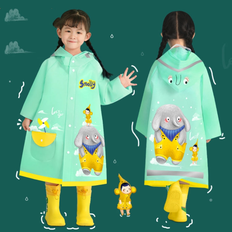 Smally Cartoon Children Raincoat EVA Waterproof Student Split Poncho My Store