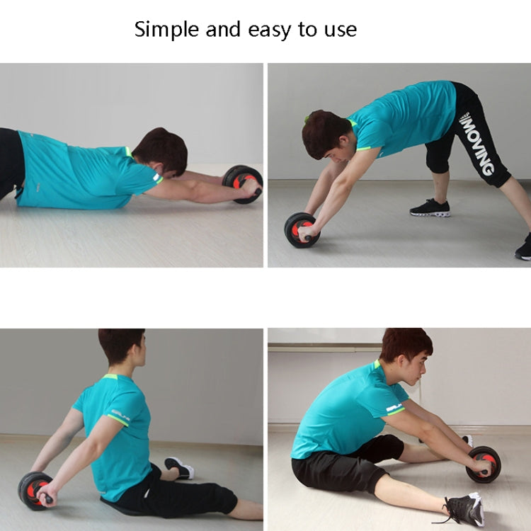 Household Fitness Equipment Abdominal Curl Roller Abdominal Muscle Wheel With Kneeling Pad Reluova