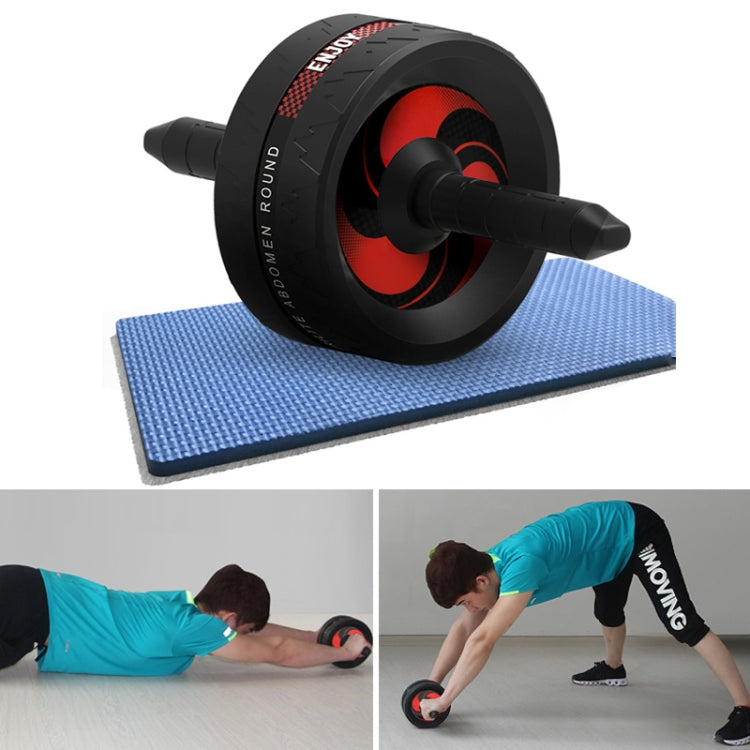 Household Fitness Equipment Abdominal Curl Roller Abdominal Muscle Wheel With Kneeling Pad Reluova