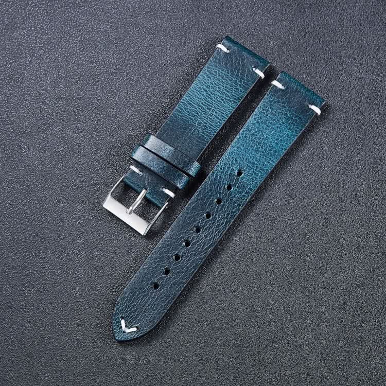 HB001 Color-Changing  Retro Oil Wax Leather Ultra-Thin Universal Watch Strap