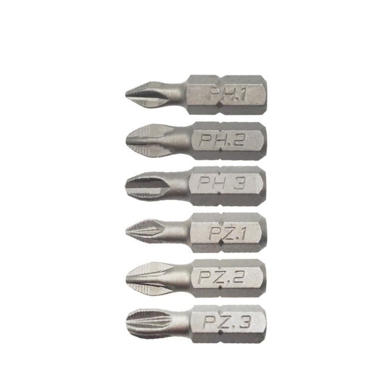 7PCS/set PH2 Strong Magnetic Hand Drill Screwdriver Mouth Anti-Slip Screwdriver Bit