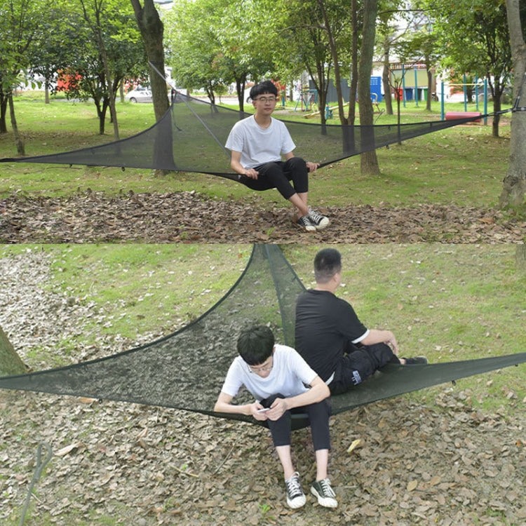 Outdoor Multi-person Hammock Large Sky Tree Tent Aerial Camping Hammock Triangle Hammock, Reluova