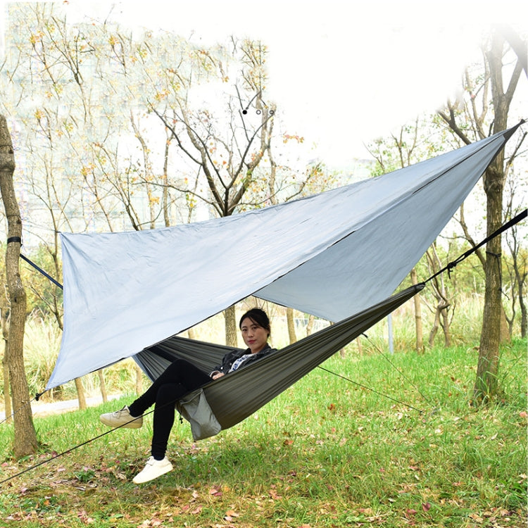 Outdoor Camping Sunshade + Anti-Mosquito Hammock Set Parachute Fabric Net Yarn Anti-Mosquito Hammock Reluova