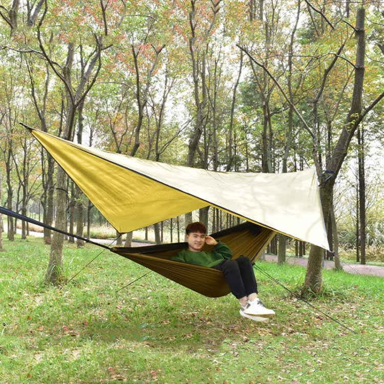 Outdoor Camping Sunshade + Anti-Mosquito Hammock Set Parachute Fabric Net Yarn Anti-Mosquito Hammock Reluova