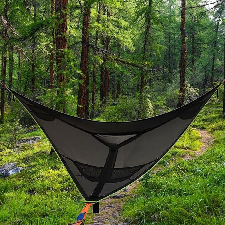 2.8m Family Outdoor Portable Aerial Tent Multi-person Camping Triangle Hammock-Reluova