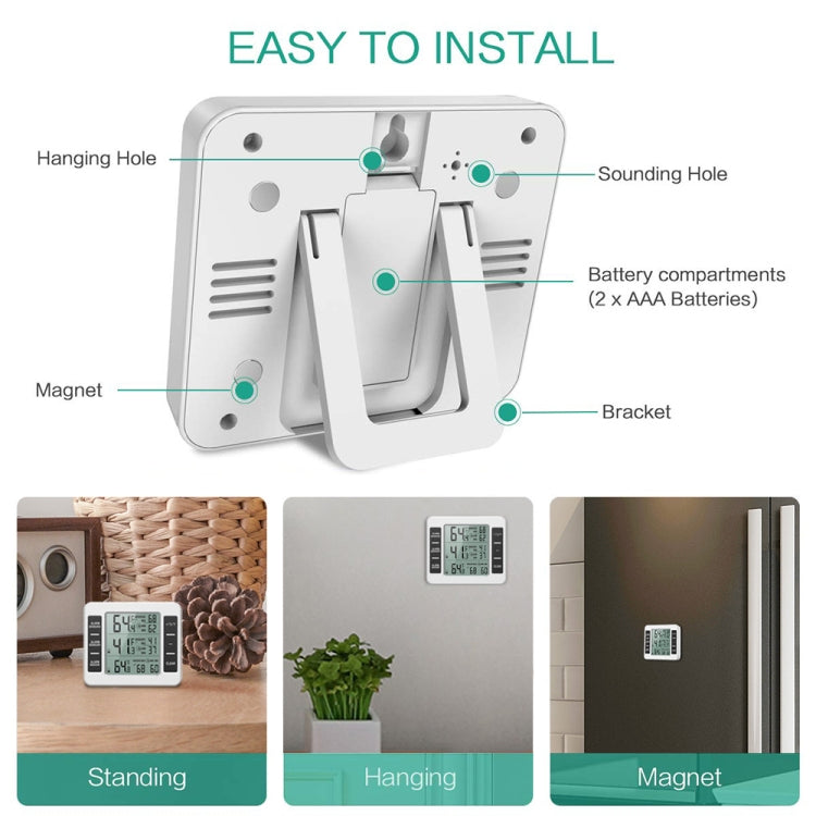 SN010 Wireless Indoor Outdoor High-Precision Thermometer Electronic Refrigerator Thermometers Reluova