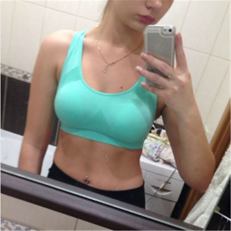 High Stretch Breathable Top Fitness Women Padded Sports Bra