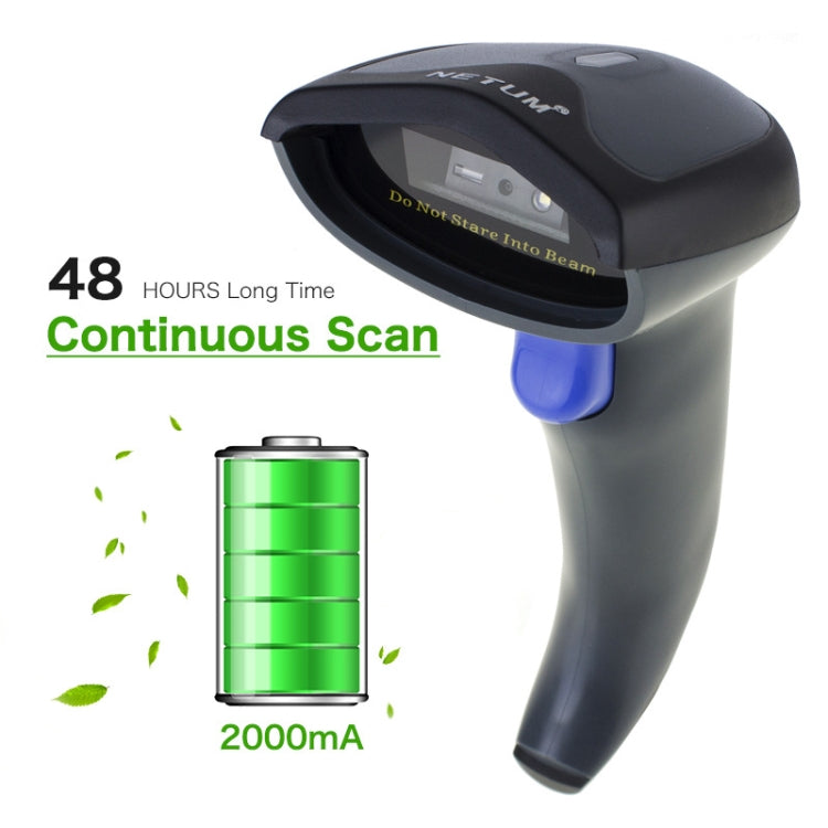 NETUM High-Precision Barcode QR Code Scanner, Model: Wireless