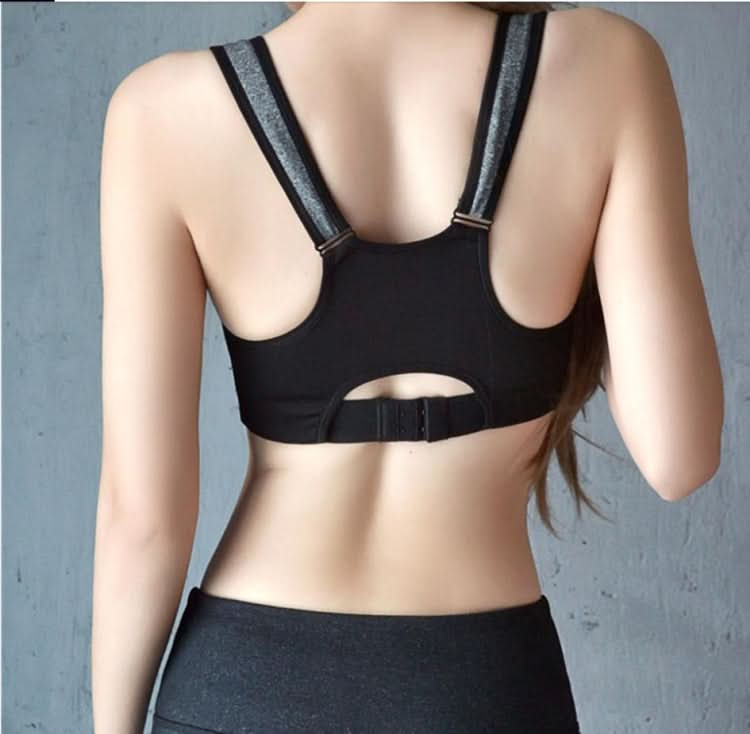 7 Color Fitness Yoga Push Up Sports Bra Women Gym Running Padded Tank Top Athletic Vest Underwear Shockproof Zipper Sports Bra