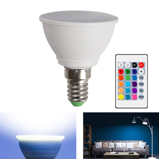 Energy-Saving LED Discoloration Light Bulb Home 15 Colors Dimming Background Decoration Light, Style: My Store