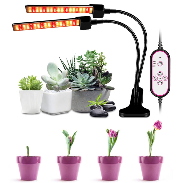 LED Clip Plant Light Timeline Remote Control Full Spectral Fill Light Vegetable Greenhouse Hydroponic Planting Dimming Light, Specification: My Store