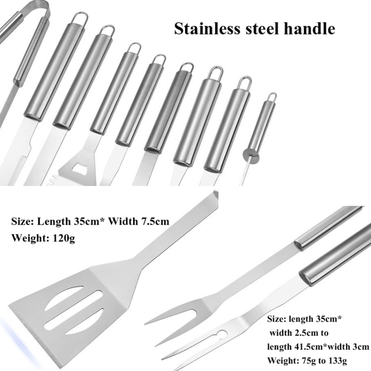 Barbecue Combination Tool Set Aluminum Box Stainless Steel Grill Set Reluova