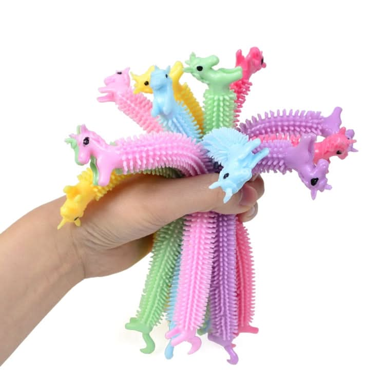 20 PCS TPR Children Decompression Pull Rope Cute Pet Pull Fun Toy Vent Toy-Reluova