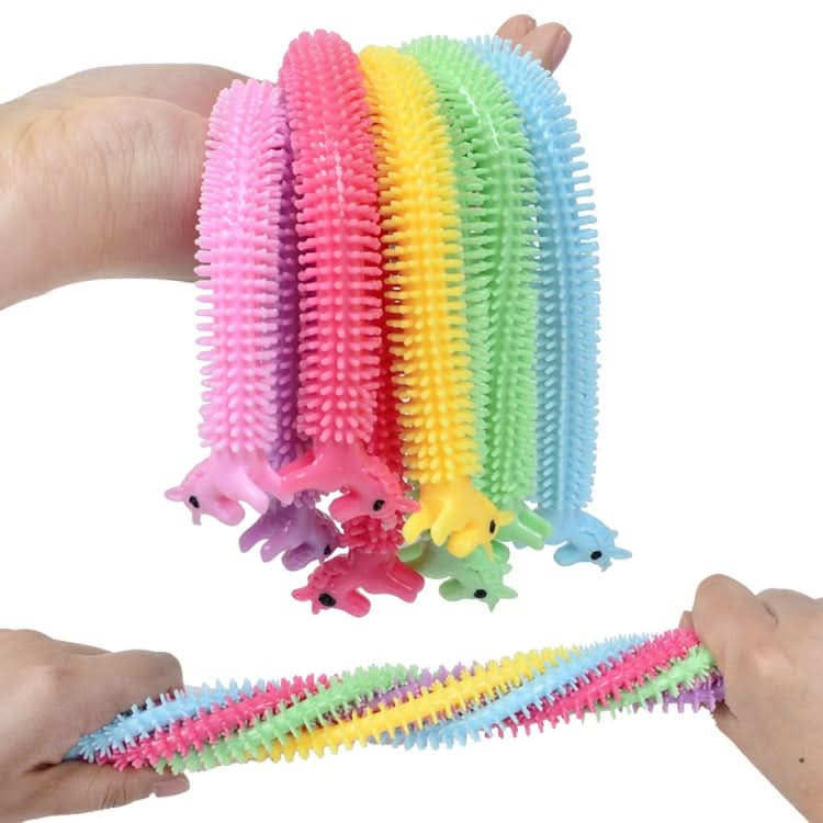 20 PCS TPR Children Decompression Pull Rope Cute Pet Pull Fun Toy Vent Toy-Reluova