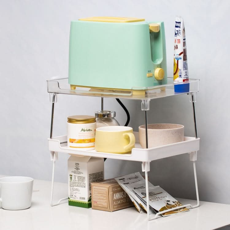 Kitchen Desktop Wardrobe Foldable Cabinet Storage Rack - Reluova