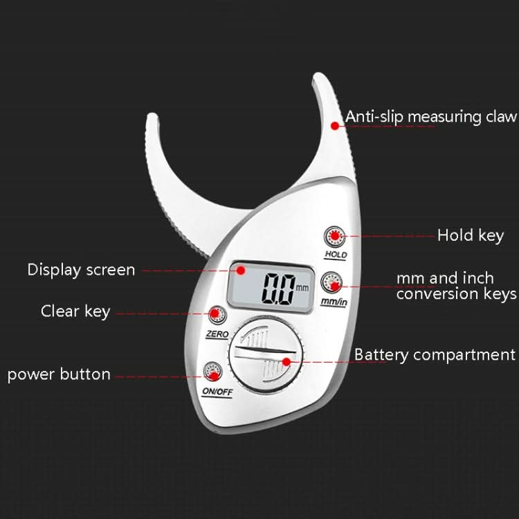 Digital Display Fat Measuring Instrument Sebum Pliers Reluova