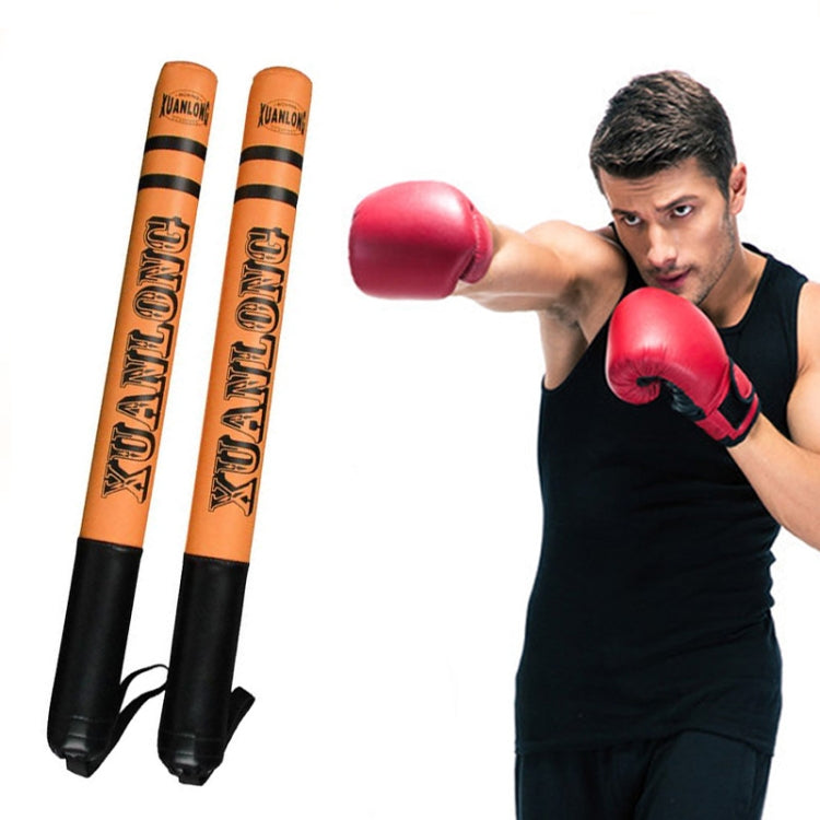 1 Pair XUANLONG PU Boxing Stick Target Sanda Stick Taekwondo Speed Training Equipment Fighting Reaction Target, Length: 57 Cm