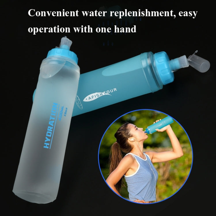 AFISHTOUR TPU Outdoor Sports Soft Water Bag Marathon Water Bottle Folding Water Bag, Capacity: Reluova