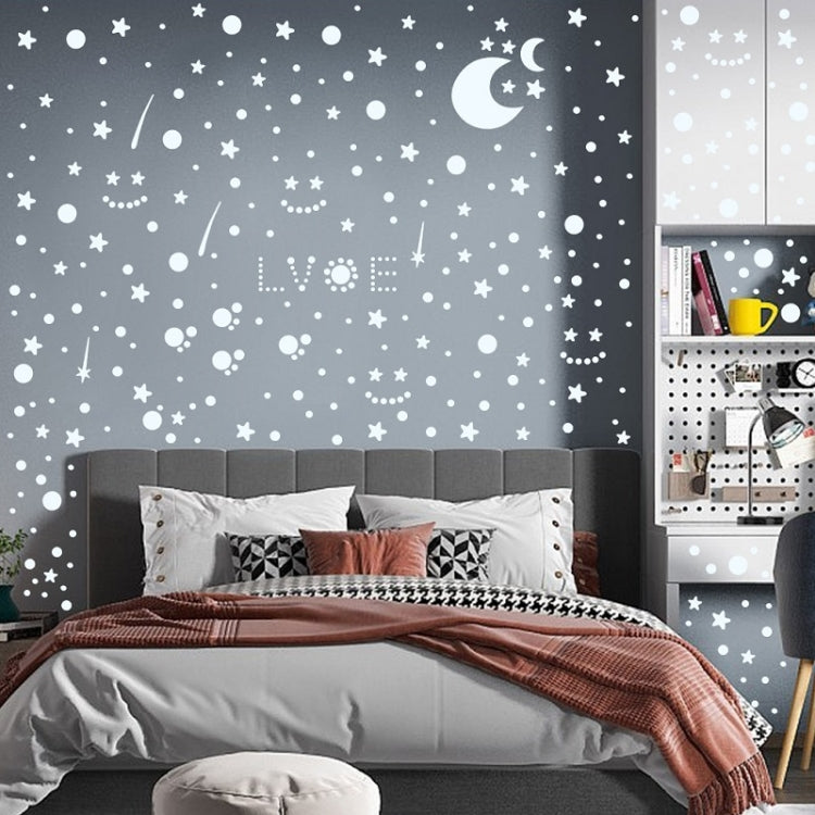 Luminous Home Decoration Combination Wall Sticker, Specification: 407PCS Dot 20x8x2cm My Store