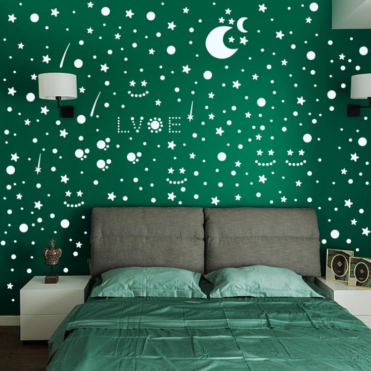 Luminous Home Decoration Combination Wall Sticker, Specification: 407PCS Dot 20x8x2cm My Store