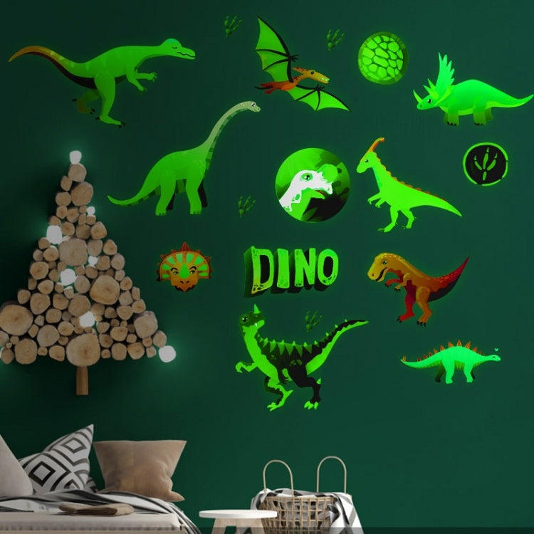 AFG3353 4 Hours Luminous Dinosaur Wall Sticker, Specification: 21x29cm My Store