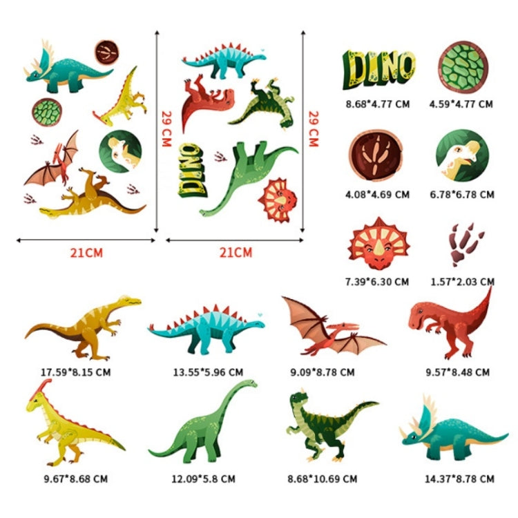 AFG3353 4 Hours Luminous Dinosaur Wall Sticker, Specification: 21x29cm My Store