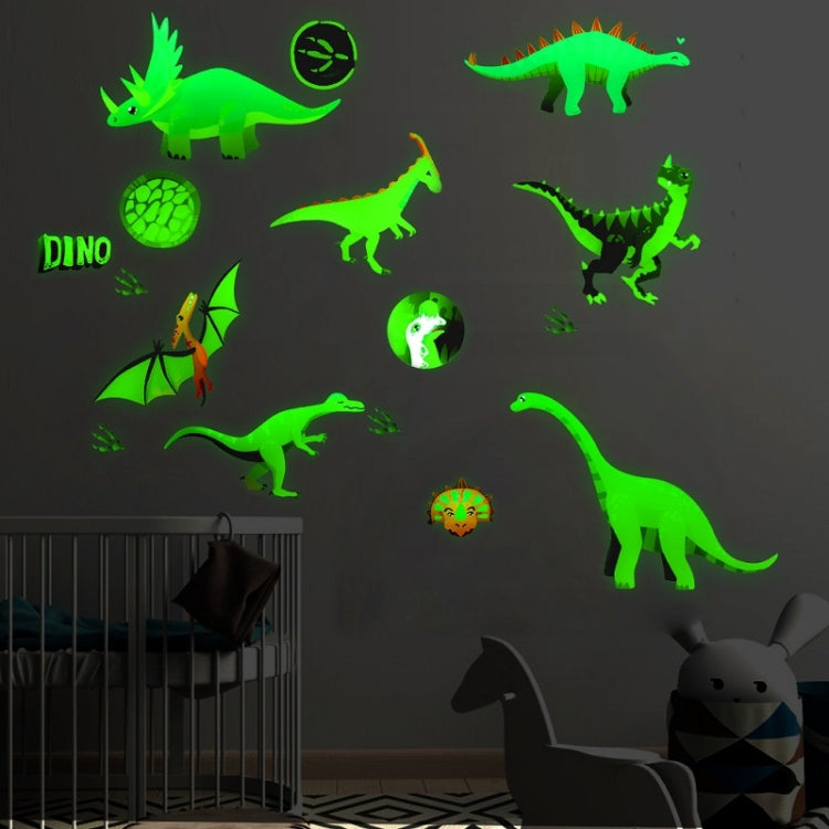 AFG3353 4 Hours Luminous Dinosaur Wall Sticker, Specification: 21x29cm My Store