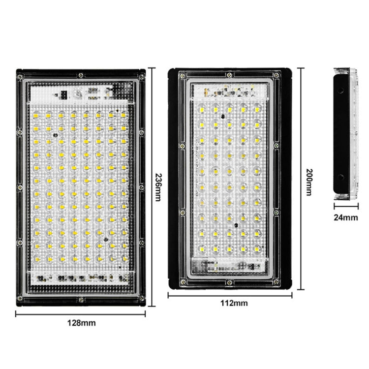 Waterproof LED Flood Light Outdoor Garden Light Construction Site Lighting Project Light, Specs: My Store