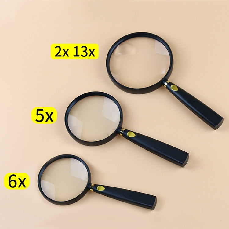 Children Science Education Elderly Reading Hand-Held Magnifying Glass, Specification: 110mm